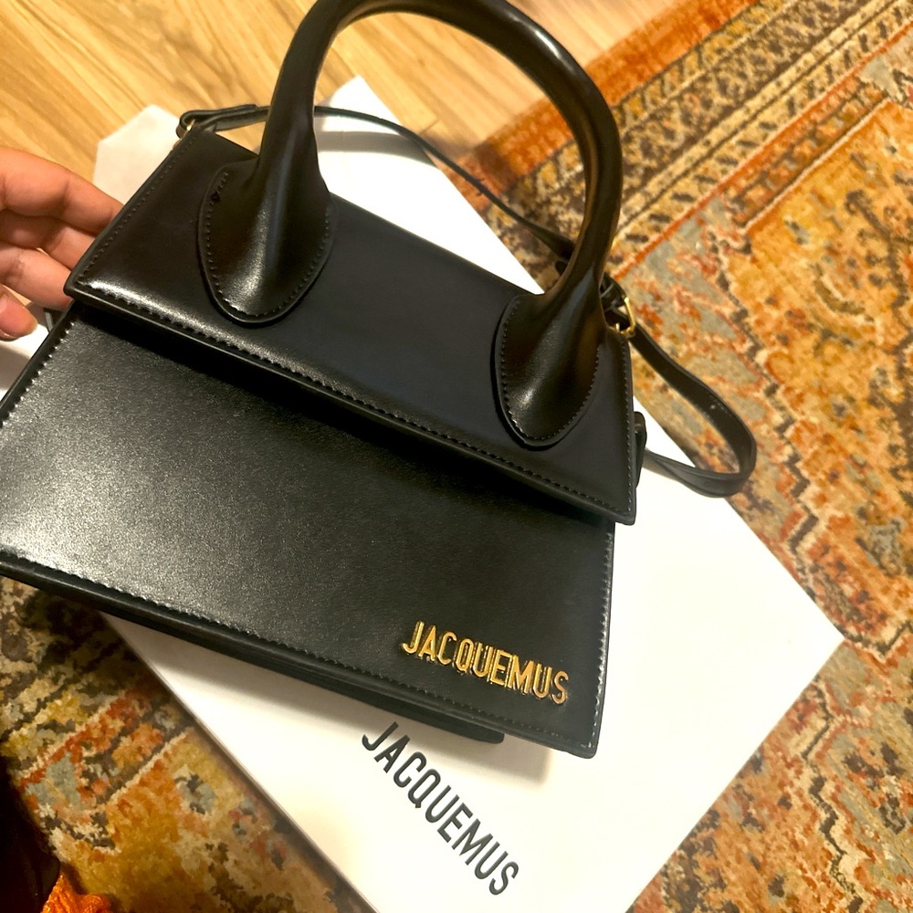 Jacquemus black le grand Chiquito bag